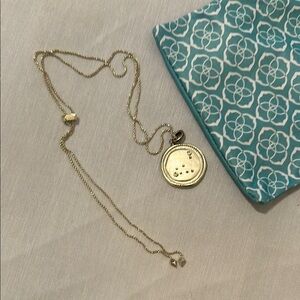 NWOT Kendra Scott Gold Capricorn Pendant & Necklace